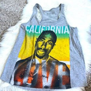Tupac Racerback Tank Top